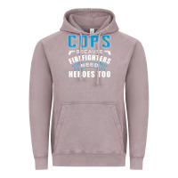 Vintage Zinc cops because firefighters need heroes too premium Vintage Hoodie - linhVisuals