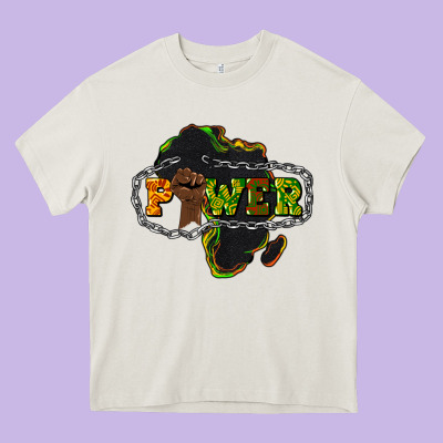 Power Black History Heavy Core Tee Designed By Howdyjamesfarm