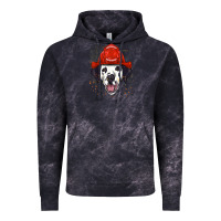 Cloud Black dalmatian firefighter dalmatian dog lover Vintage Hoodie - linhVisuals
