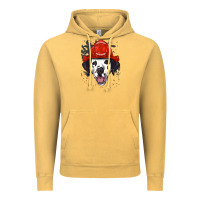 Vintage Mustard dalmatian firefighter dalmatian dog lover Vintage Hoodie - linhVisuals