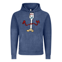 Vintage Denim forky Vintage Hoodie - linhVisuals