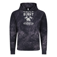 Cloud Black playing with fire will get you burnt fireman firefighter fun Vintage Hoodie - linhVisuals
