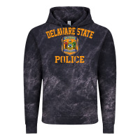 Cloud Black delaware state police Vintage Hoodie - linhVisuals