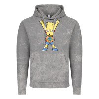 Cloud Rock groovy bart Vintage Hoodie - linhVisuals