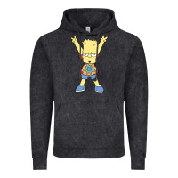 Vintage Black groovy bart Vintage Hoodie - linhVisuals