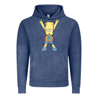 Vintage Denim groovy bart Vintage Hoodie - linhVisuals