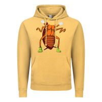 Vintage Mustard cool easy cockroach insect halloween Vintage Hoodie - linhVisuals