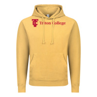 Vintage Mustard triton college Vintage Hoodie - linhVisuals