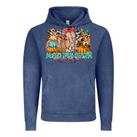 Vintage Denim Moo Pumpkin Get Out The Way Vintage Hoodie - CowhideDigitalArt