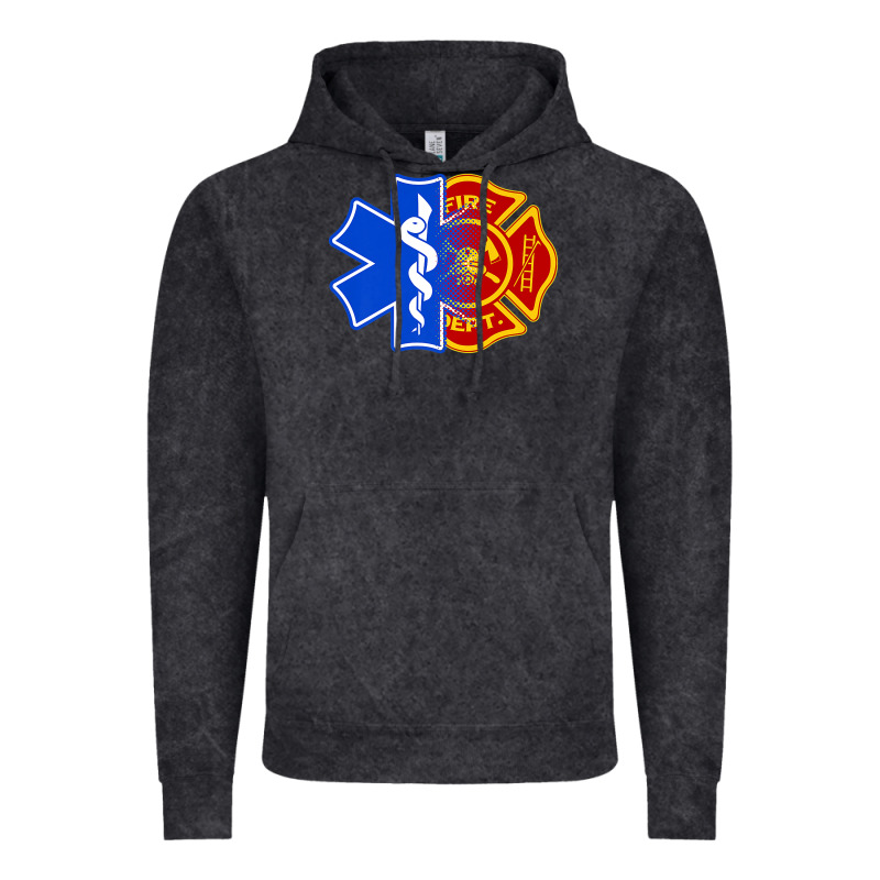 Emt Firefighter Ems Fire First Responder Premium Vintage Hoodie by linhVisuals | Teevron