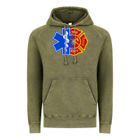 Vintage Olive emt firefighter ems fire first responder premium Vintage Hoodie - linhVisuals