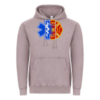 Vintage Zinc emt firefighter ems fire first responder premium Vintage Hoodie - linhVisuals