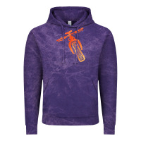 Cloud Purple fat bike mountain biking Vintage Hoodie - linhVisuals