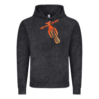 Vintage Black fat bike mountain biking Vintage Hoodie - linhVisuals