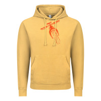 Vintage Mustard fat bike mountain biking Vintage Hoodie - linhVisuals