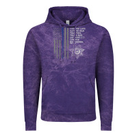 Cloud Purple police in america correctional officer prayer Vintage Hoodie - linhVisuals