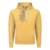 Vintage Mustard police in america correctional officer prayer Vintage Hoodie - linhVisuals