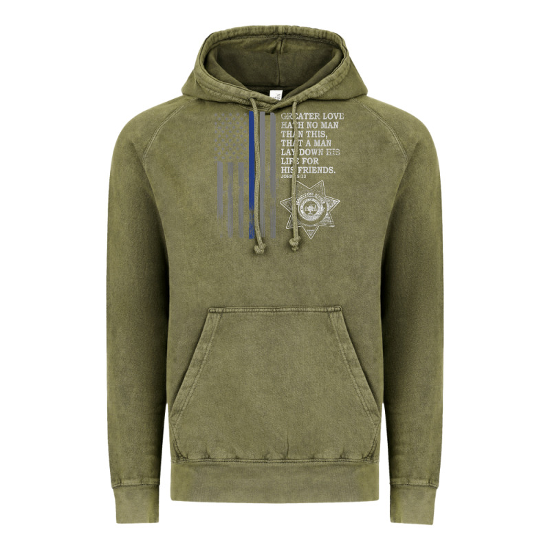 Police In America Correctional Officer Prayer Vintage Hoodie by linhVisuals | Teevron