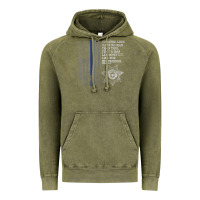 Vintage Olive police in america correctional officer prayer Vintage Hoodie - linhVisuals