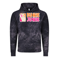 Cloud Black donut coffee lover dunkie junkie Vintage Hoodie - linhVisuals