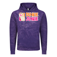 Cloud Purple donut coffee lover dunkie junkie Vintage Hoodie - linhVisuals