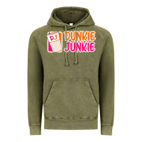 Donut Coffee Lover Dunkie Junkie Vintage Hoodie | Teevron
