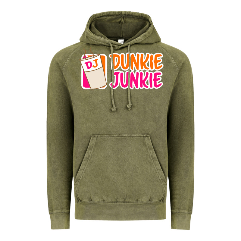 Donut Coffee Lover Dunkie Junkie Vintage Hoodie by linhVisuals | Teevron