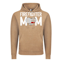 Vintage Coffee female firefighter mom thin red line flag firefighting premium Vintage Hoodie - linhVisuals