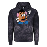 Cloud Black mr potato Vintage Hoodie - linhVisuals