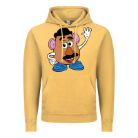Vintage Mustard mr potato Vintage Hoodie - linhVisuals
