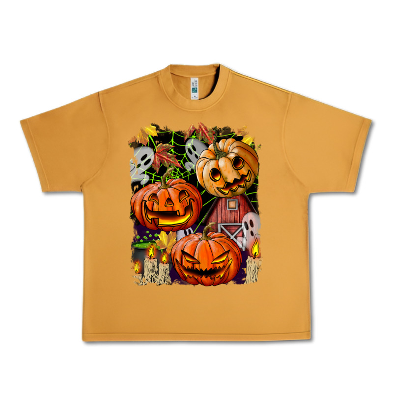 Halloween Pumpkins Urban Heavy Tee by BundleAndBundleShop | Teevron