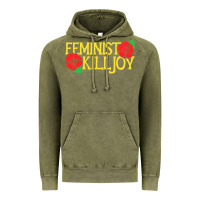 Vintage Olive feminist killjoy retro women woman Vintage Hoodie - linhVisuals