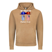 Vintage Camel support our police & fire departments   1st responders premium Vintage Hoodie - linhVisuals