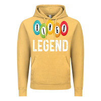 Vintage Mustard funny bingo legend bingo balls game Vintage Hoodie - linhVisuals