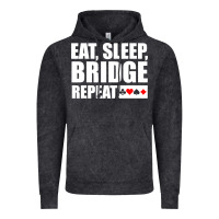 Vintage Black funny bridge card game lover bridge Vintage Hoodie - linhVisuals