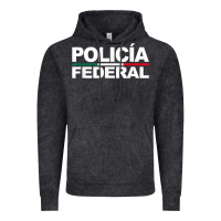 Vintage Black mexico policia federal mexican police law enforcement Vintage Hoodie - linhVisuals