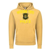 Vintage Mustard michigan state police Vintage Hoodie - linhVisuals