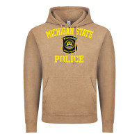 Vintage Coffee michigan state police Vintage Hoodie - linhVisuals