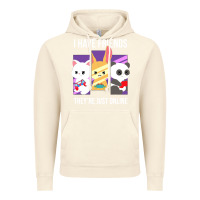 Vintage Artic i have friends they are just online Vintage Hoodie - linhVisuals