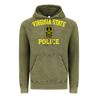 Vintage Olive virginia state police Vintage Hoodie - linhVisuals