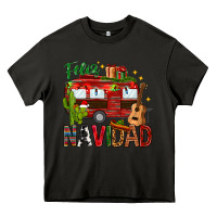 Asphalt Feliz Navidad Christmas Mexico Heavy Core Tee - HowdyJamesFarm