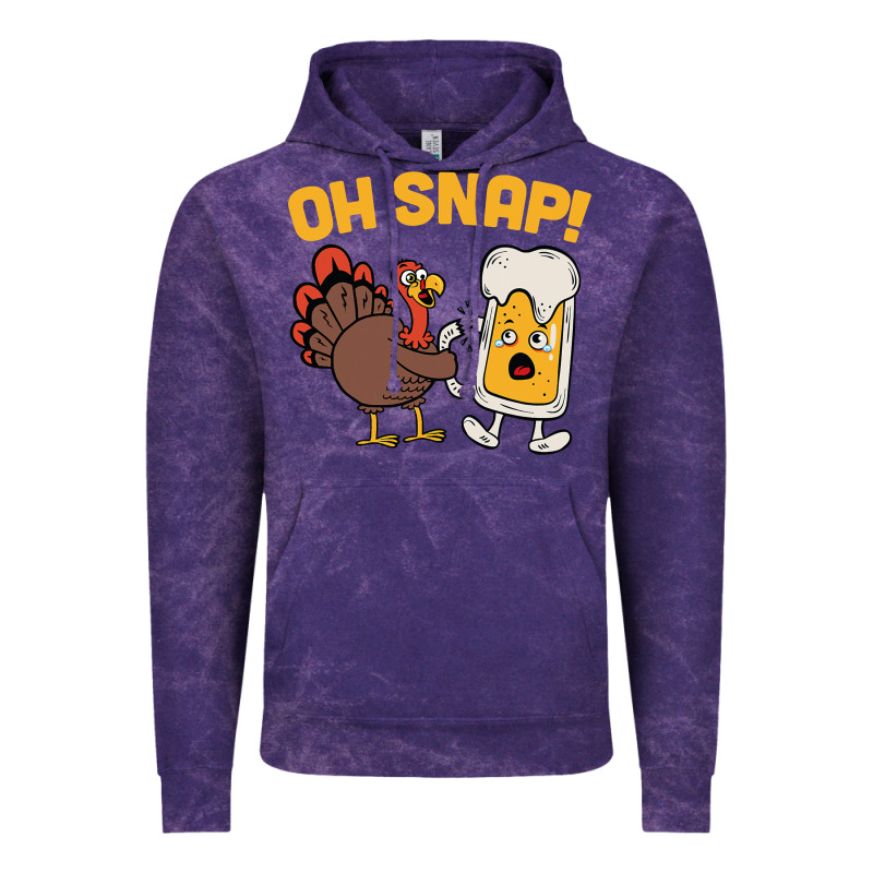 Oh Snap Thanksgiving Cute Turkey Day Vintage Hoodie by linhVisuals | Teevron