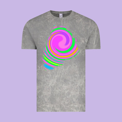 Tie Dye Patch Vintage Tee Designed By Ranaportraitstore