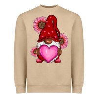 Mushroom Valentine's Day afro gnome Heavyweight Sweatshirt - RanaPortraitStore