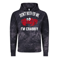 Cloud Black don't bother me i'm crabby Vintage Hoodie - linhVisuals