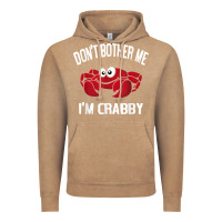 Vintage Coffee don't bother me i'm crabby Vintage Hoodie - linhVisuals
