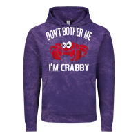 Cloud Purple don't bother me i'm crabby Vintage Hoodie - linhVisuals