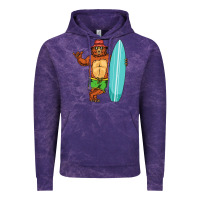 Cloud Purple surfing premium Vintage Hoodie - linhVisuals