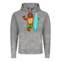 Cloud Rock surfing premium Vintage Hoodie - linhVisuals