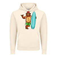Vintage Artic surfing premium Vintage Hoodie - linhVisuals